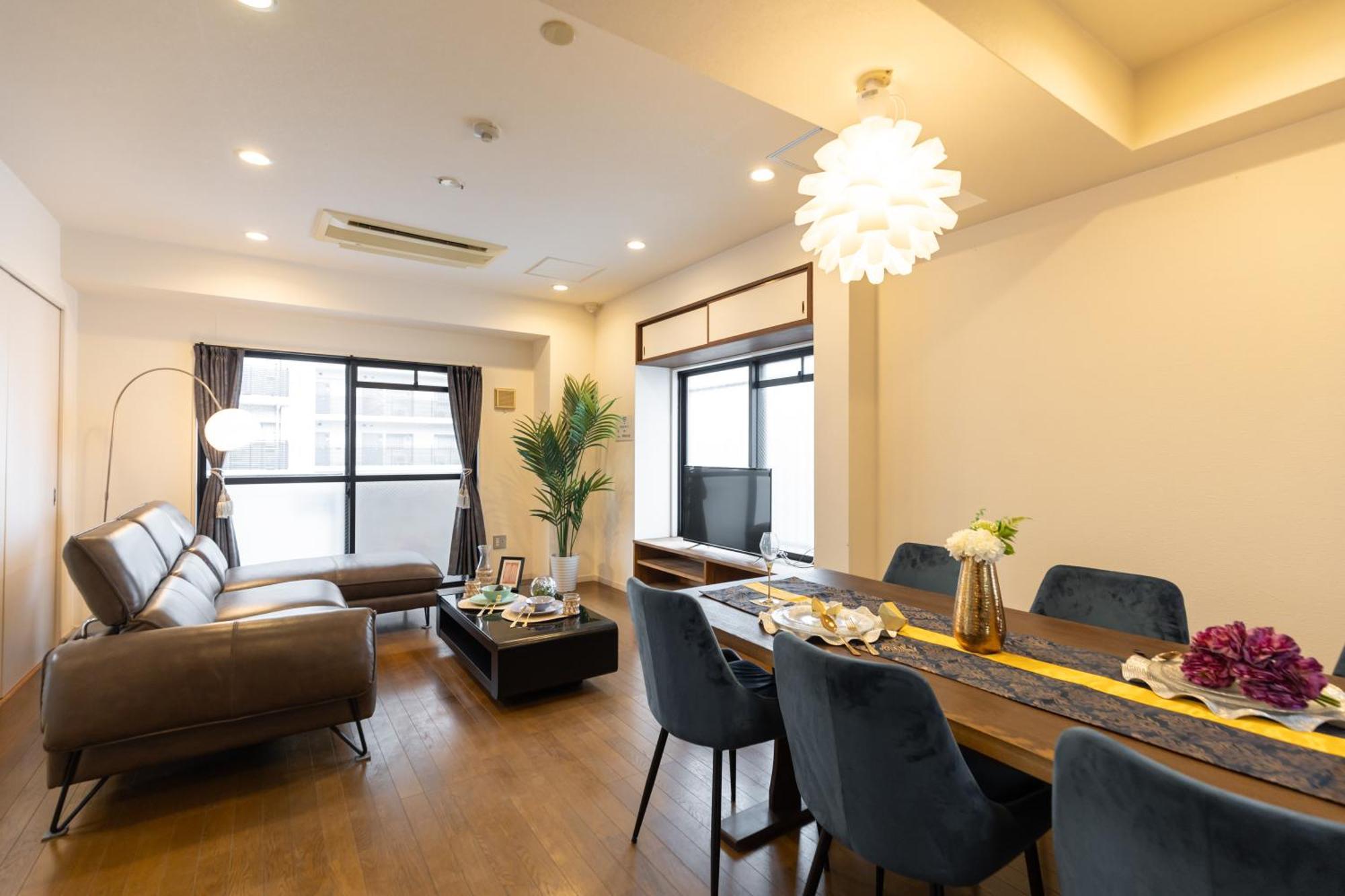 なんば各駅徒歩圏内 団体予約可能 Groundcourt難波 心斎橋 道頓堀 黒門市場 Apartment Ōsaka